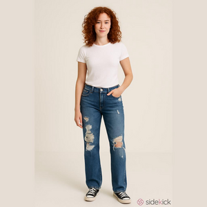 J BRAND Camille distressed jeans size 27